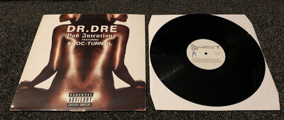 Dr. Dre Bad Intentions 12” Single Vinyl Featuring Knox-Turn’Al