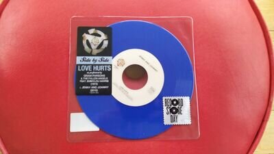 Gram Parsons / Jenny And Johnny - Love Hurts RSD Blue Vinyl 7" Single New