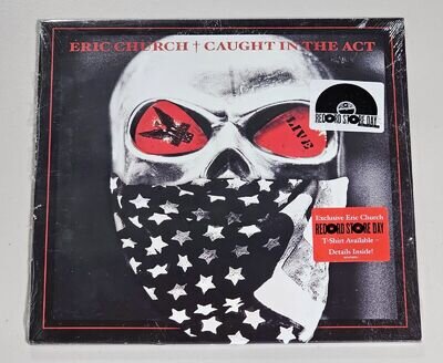 Eric Church - Caught in the Act Live RSD 2017 2LP Red Colored Vinyl NEW
