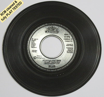 BLUR Charmless Man / The Horrors 7" JUKEBOX vinyl single UK 1995 FOODLH 77