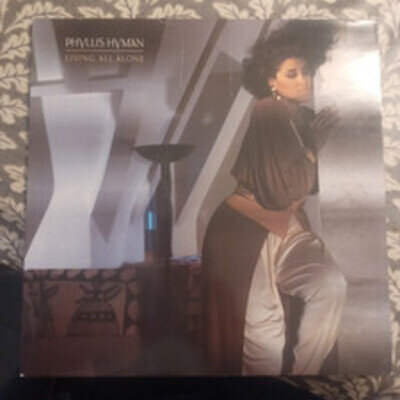 PHYLLIS HYMAN "LIVING ALL ALONE" VINYL LP 1986 NEAR MINT