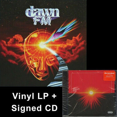 New - Signed - The Weeknd Dawn FM Indie CD + Collectors Edition 02 Limited Vinyl