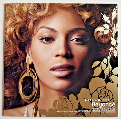 Beyoncé Check On It Vinyl EU Single Slim Thug from The Pink Panther Record