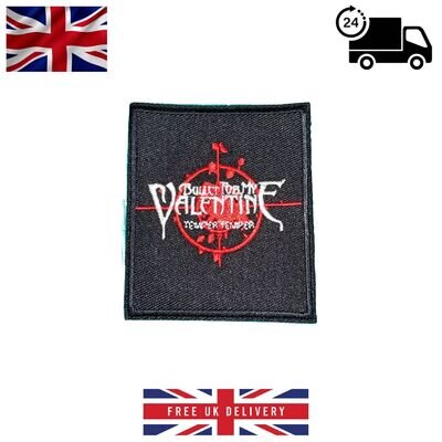 Rock/Heavy Metal Patch - New - Bullet For My Valentine - Square Logo