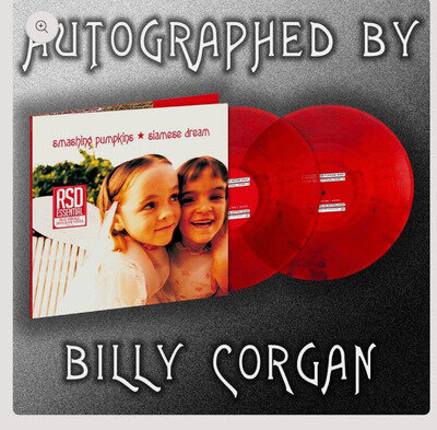 THE SMASHING PUMPKINS Siamese Dream LP Red Smoke Vinyl SIGNED AUTOGRAPH PRESALE