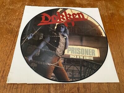 DOKKEN Prisoner (Back In The Streets) 12" PICTURE DISC Vinyl LP 1989 Lynch Mob