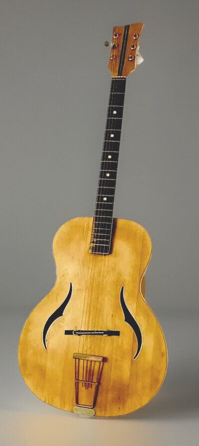 Vintage German Arch Top Guitar