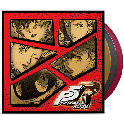 Persona 5 Royal Edition Vinyl Record Soundtrack 3LP (Red, Black & Gold) - SEALED