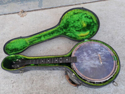 1920s Gibson TB-1 Tenor Banjo With Original Case!!!
