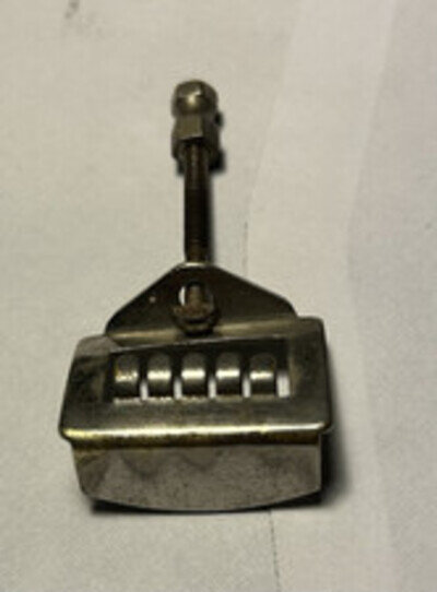 Vintage No-Knot Style 5 String Banjo Tailpiece Chrome/Brass Banjo Parts