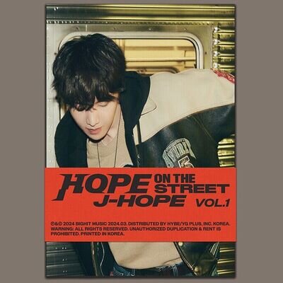BTS J-HOPE [HOPE ON THE STREET] VOL.1 WEVERSE ALBUMS/QR Card+Book+Card+Band+etc