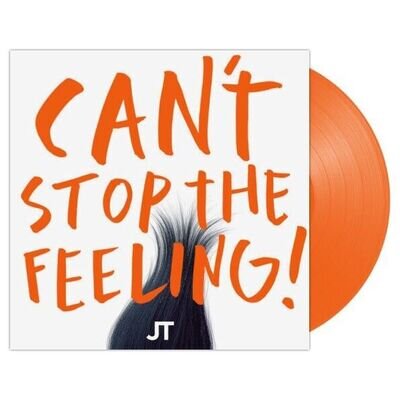 Justin Timberlake - Can’t Stop The Feeling - 12” Orange Vinyl NEW/SEALED