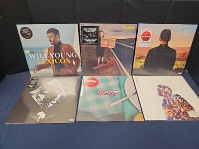 6 NEW VINYL RECORD LOT The Lathums + Justin Timberlake + Will Young + Streets