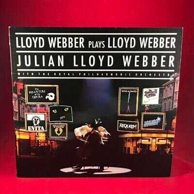 JULIAN LLOYD WEBBER ROYAL PHILHARMONIC ORCHESTRA Plays 1990 UK Vinyl LP