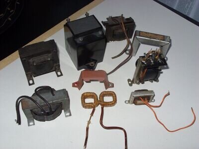 OLD CHOKES AND TRANSFORMERS