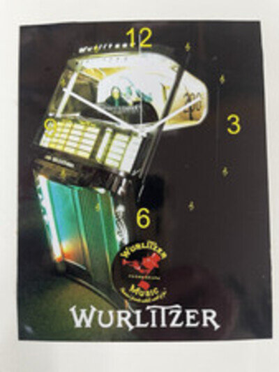 Wurlitzer Jukebox Wall Clock