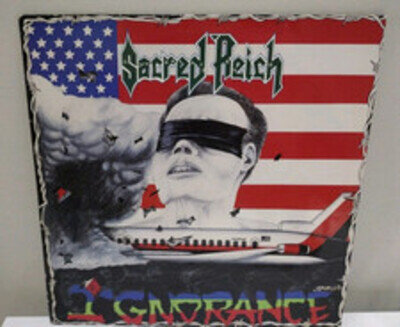 Sacred Reich – Ignorance LP Vinyl Metal Blade Records – RR 9578 1987