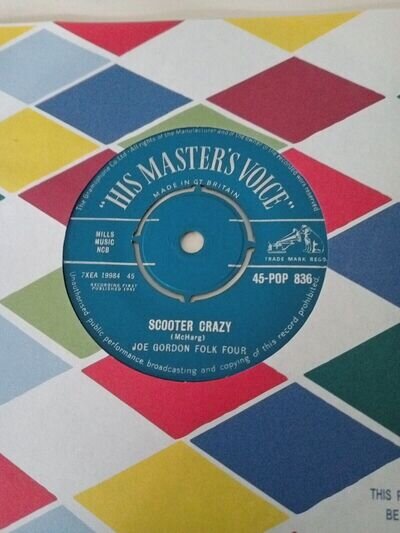 Joe Gordon Folk Four - Scooter Crazy (HMV POP 836) EX