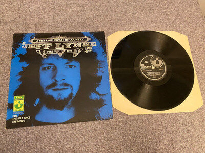 JEFF LYNNE A MESSAGE FROM THE COUNTRY 1968-1973 UK 12" LP VINYL RECORD 1989