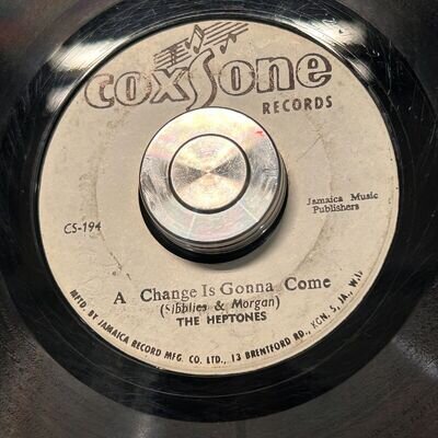 JAMAICA Rocksteady THE HEPTONES Change Is Gonna Come 7" 45rpm VERY RARE Hear!!!