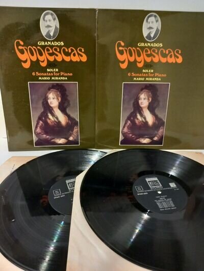 LP Record Set SAGA 5343 - GRANADOS - Goyescas Books 1 & 2 MARIO MIRANDA