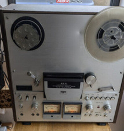 vintage akai GX-630DB reel to reel tape recorder