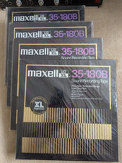 x1 Maxell UD-XL 35-180B Reel-to-Reel Tapes (Brand New Sealed)