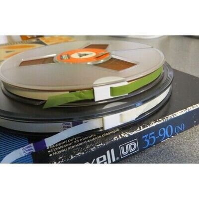5x Reel to reel 1/4 inch tape clips
