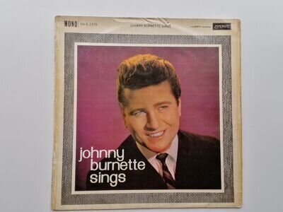 JOHNNY BURNETTE SINGS ORIG 1961 UK LP LONDON HA-G. 2375