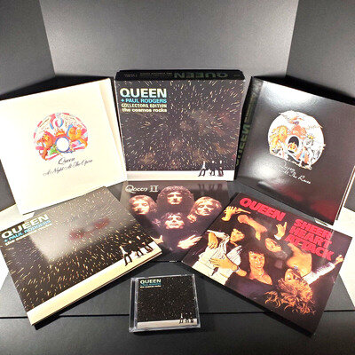 QUEEN + Paul Rodgers Cosmos Rocks 6 Vinyl CD/DVD Box Set 2008 Rare! READ EX/NM