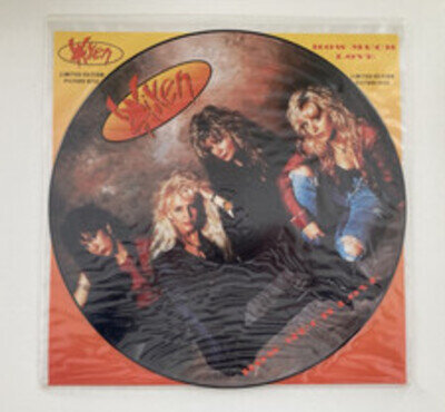 Vixen ‘How Much Love’ 1990 UK Picture Disc 12MTPD87 Play Graded EX Free P&P