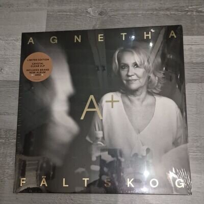 Agnetha Fältskog A+ Double Crystal Clear Vinyl LP Abba Sealed 2023