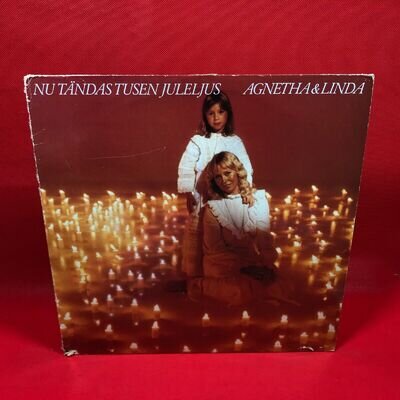 AGNETHA FÄLTSKOG Nu Tandas Tusen Juleljus 1980 Swedish Vinyl LP Christmas Linda
