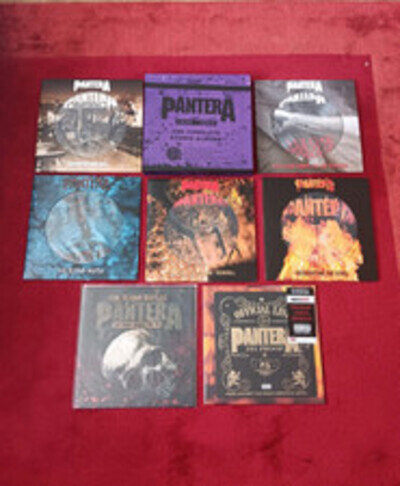 Pantera Studio Album Picture Discs Vinyl 1990-2000 & Live Shows (Inc. 101 Proof)