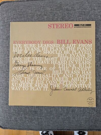 Bill Evans Trio - Everybody Digs Bill Evans VG condition Riverside Records
