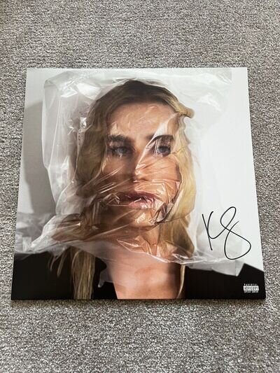 Kesha Gag Order NEW Rare Signed Autograph LP Record Vinyl Sleeve *SLEEVE ONLY*