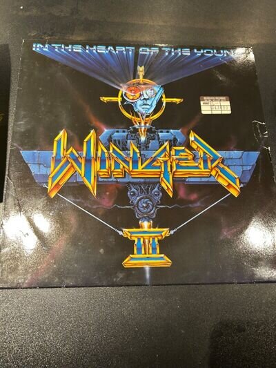 Winger - In The Heart Of The Young - Vinyl LP - Used - VG+
