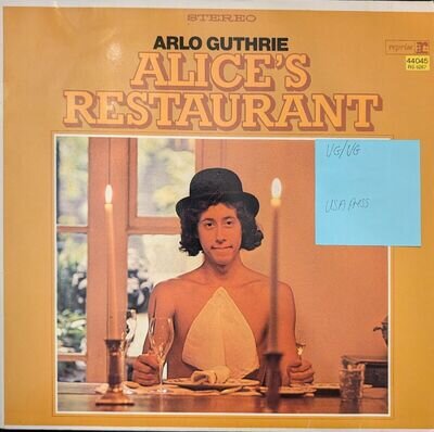 Arlo Guthrie Alice's Restaurant Vinyl Record VG/VG K44045 1981