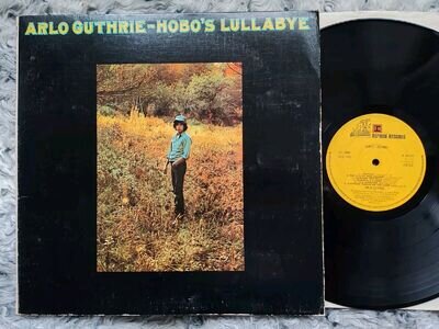 ARLO GUTHRIE Hobo's Lullaby LP UK 1972 FIRST PRESSING Folk,World Country⭐VG+/EX⭐