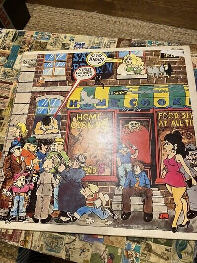 SAVOY BROWN ~ STREET CORNER TALKING - Vinyl LP 1971 UK DECCA TXS104 VG+/VG