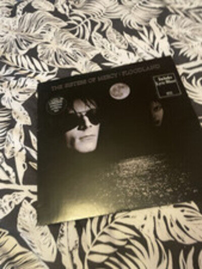 RARE NEW WAVE/GOTH ROCK THE SISTERS OF MERCY FLOODLAND LP 12” VINYL