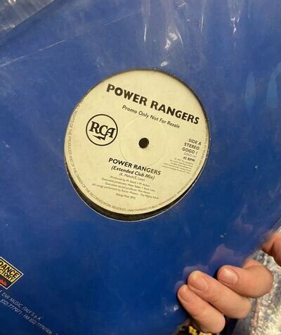 Mighty Morphin Power Rangers 12 Inch Vinyl Promo Music Dj Only Rare