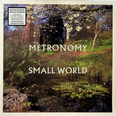 METRONOMY Small World LP (NEW* 2022 Clear Vinyl) Synth Pop + COMIC Insert