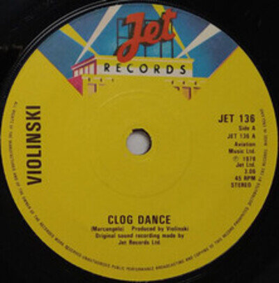 Violinski Clog Dance 7" Single (1979) Jet JET 136