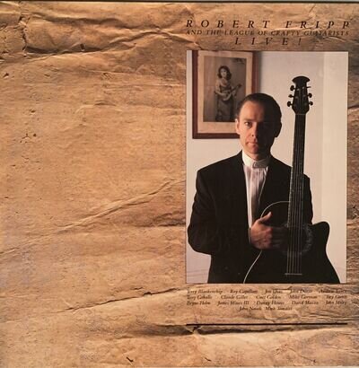 Robert Fripp Live! 1986 UK Original EGED 43 Vinyl Record LP Excellent