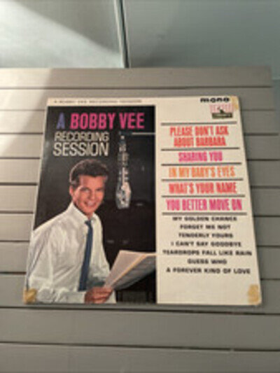 BOBBY VEE: a bobby vee recording session Liberty 12" LP 33 RPM