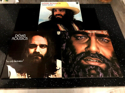 70s Singer Demis Roussos LP/Vinyl Record Bundle..