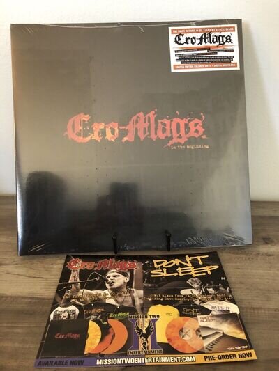 Cro-Mags In The Beginning SEALED Yellow Orange Black Starburst Vinyl Hardcore
