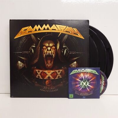 GAMMA RAY - 30 YEARS LIVE ANNIVERSARY 3X VINYL LP + BLU-RAY