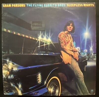 Gram Parsons / The Flying Burrito Bros – Sleepless Nights UK 1976 A&M Records